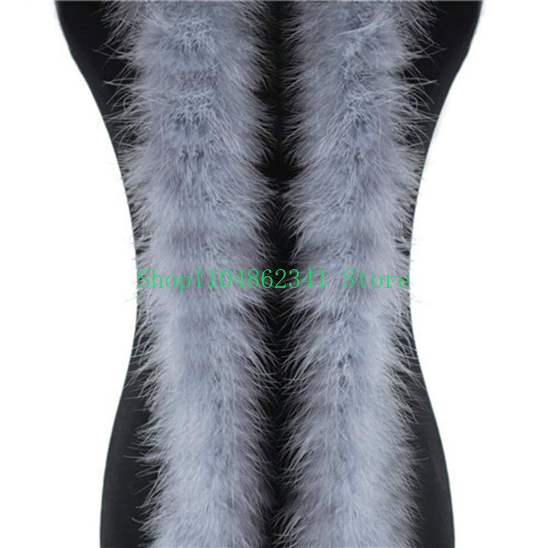 Feather Trim Marabou - 2 ياردة رقيق مارابو الريش بوا