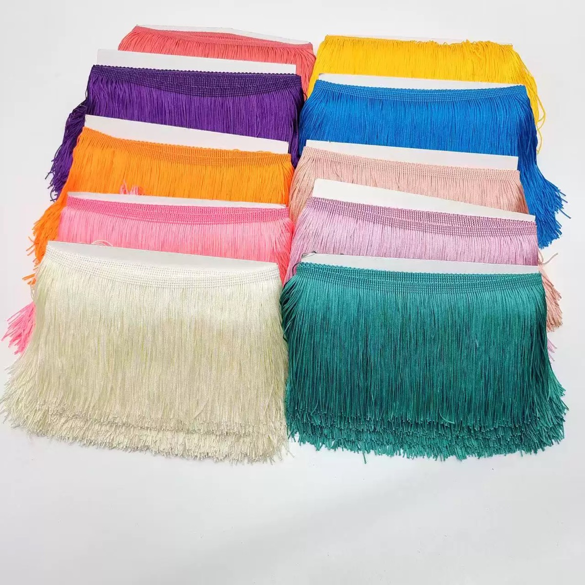 Fringe Ribbon Sewing - 5 ياردات من شرائط الزينة بطول