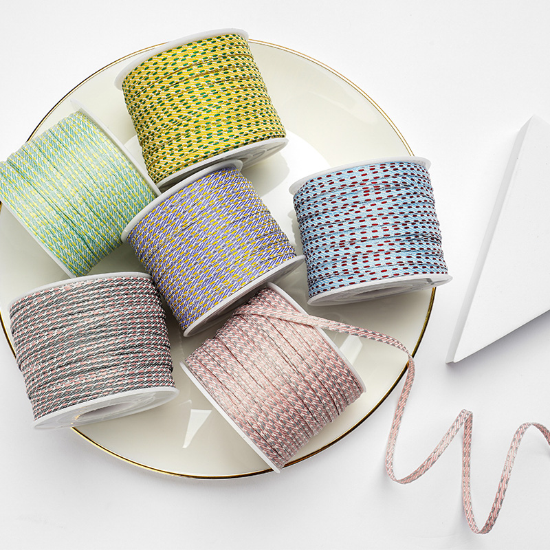 Velvet Ribbon Roll - 3 مللي متر ضيق دوت الشريط