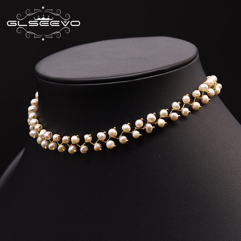 Pearl Trim Chain - GLSEEVO الطبيعية المياه العذبة اللؤلؤ المختنق