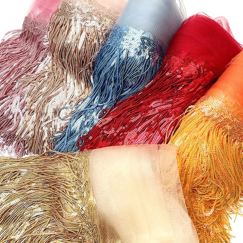 Fringe Ribbon Sewing - 2 ياردة 30 سنتيمتر DIY بها