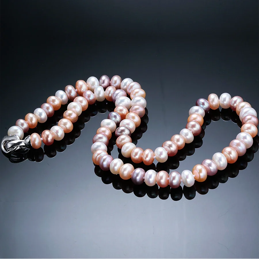 Pearl Trim Chain - YWYC 7-10 مللي متر الخبز حبة