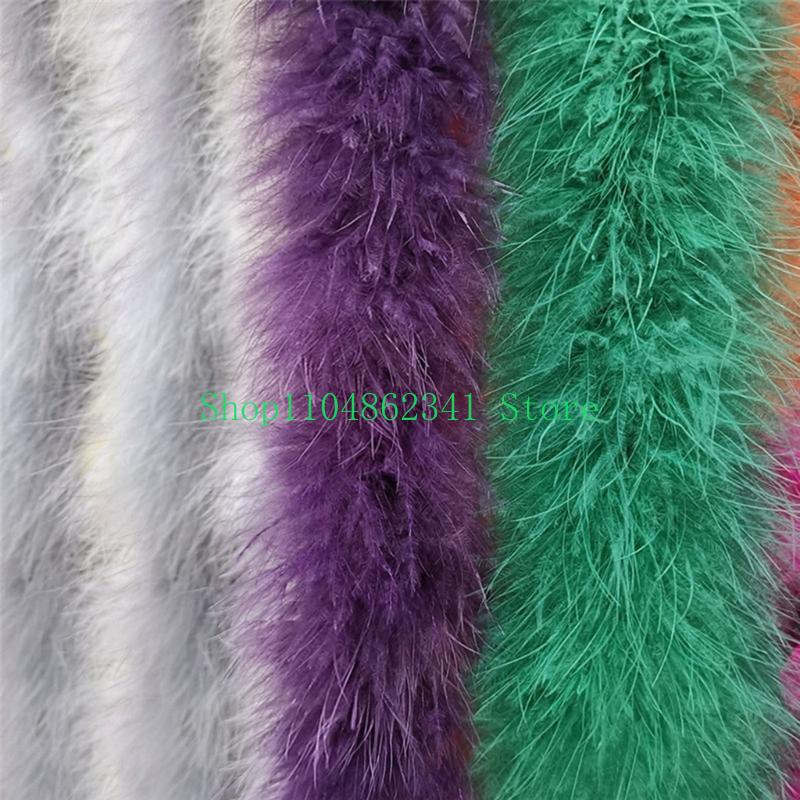 2 ياردة رقيق مارابو الريش بوا  - مراجعة Feather Trim Marabou وسعره