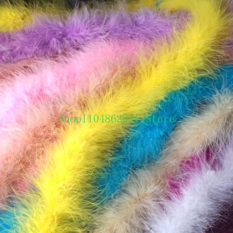 2 ياردة رقيق مارابو الريش بوا  - مراجعة Feather Trim Marabou وسعره