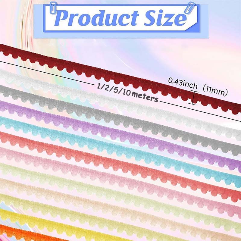 شريط زخرفي صغير بكرات البوم بو - مراجعة Fringe Ribbon Sewing وسعره