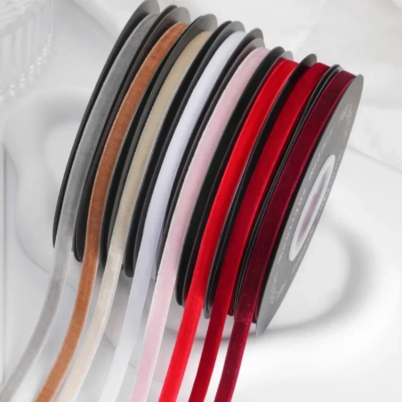 شريط مخملي بعرض 6 مم، 5 ياردات - مراجعة Velvet Ribbon Roll وسعره