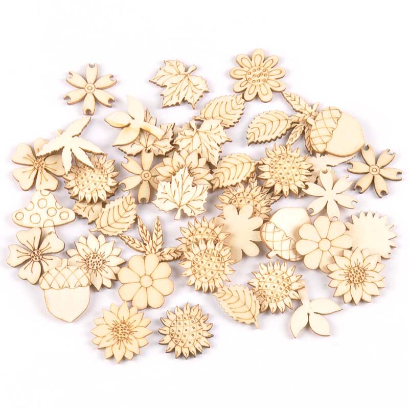 إكسسوارات خشبية طبيعية ذاتية ا - مراجعة Craft Embellishments وسعره