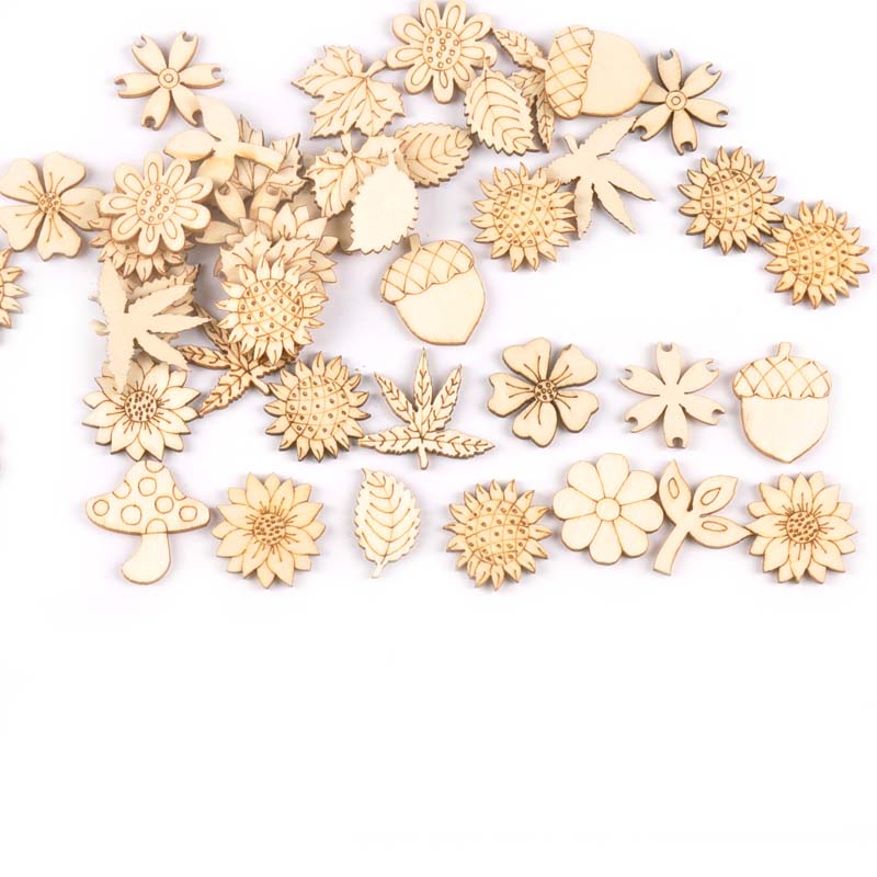 إكسسوارات خشبية طبيعية ذاتية ا - مراجعة Craft Embellishments وسعره