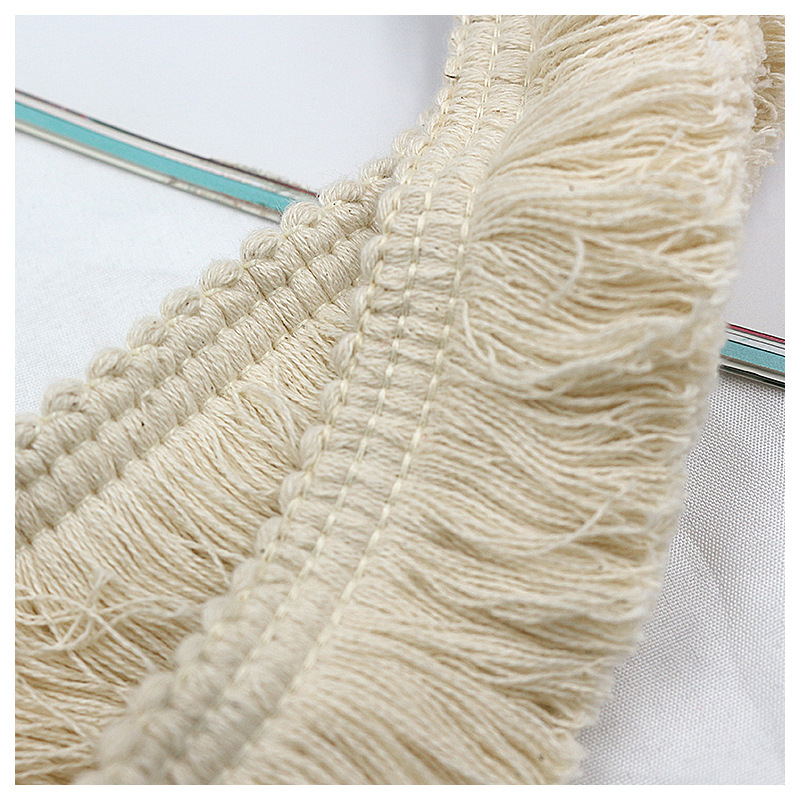 1Y القطن الدانتيل شرابة زينة ا - مراجعة Fringe Ribbon Sewing وسعره