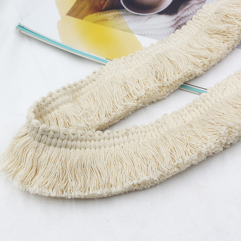 1Y القطن الدانتيل شرابة زينة ا - مراجعة Fringe Ribbon Sewing وسعره