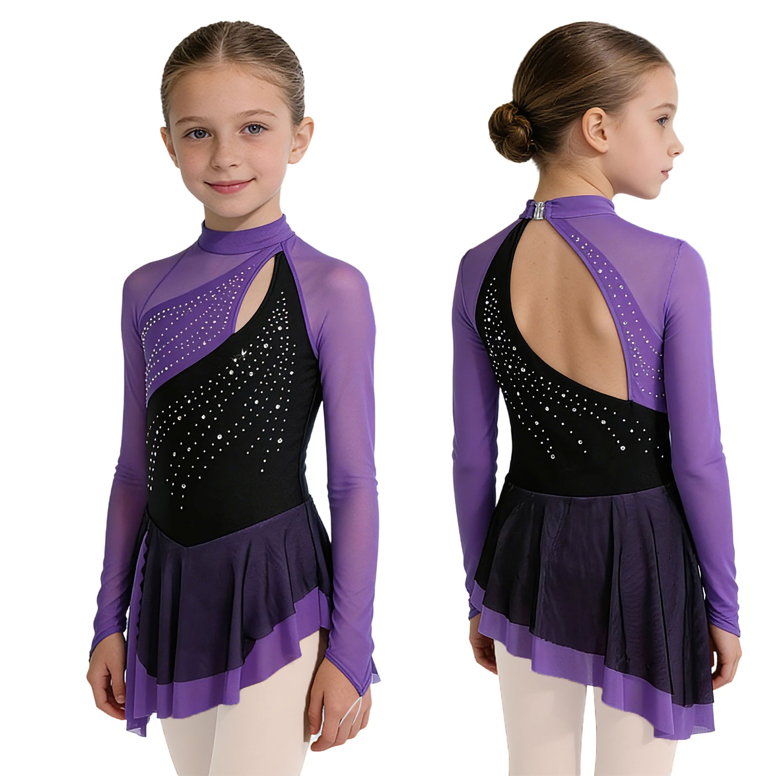 ملابس رقص للفتيات الصغيرات، زي - مراجعة Rhinestone Banding Trim وسعره