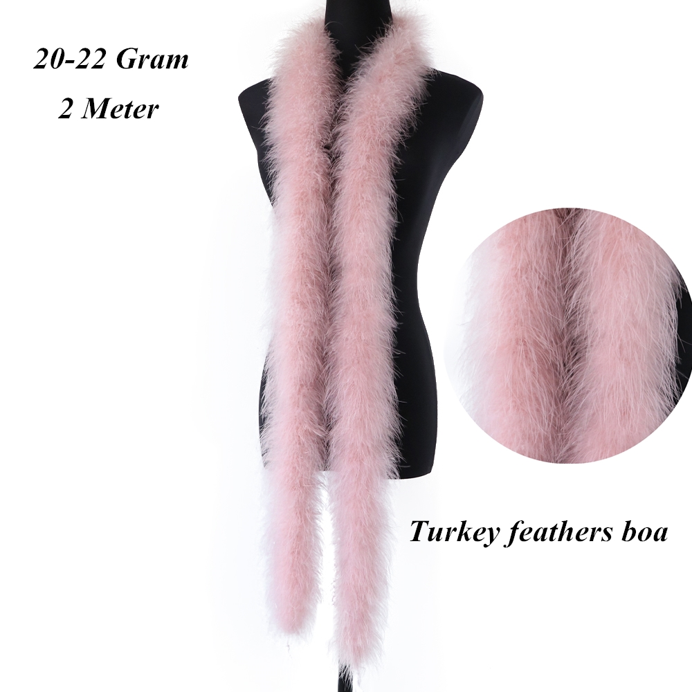 2 متر 22 جرام 50 جرام من ريش ا - مراجعة Feather Trim Marabou وسعره