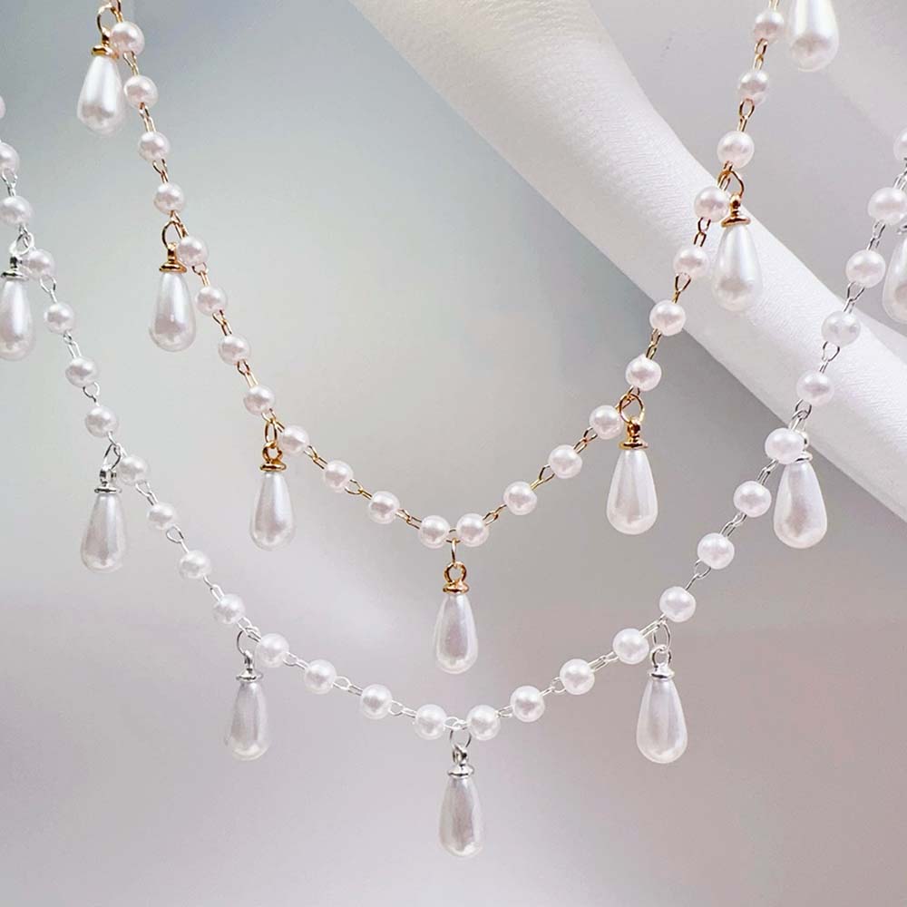 0.5 متر 1 متر تقليد اللؤلؤ Wat - مراجعة Pearl Trim Chain وسعره