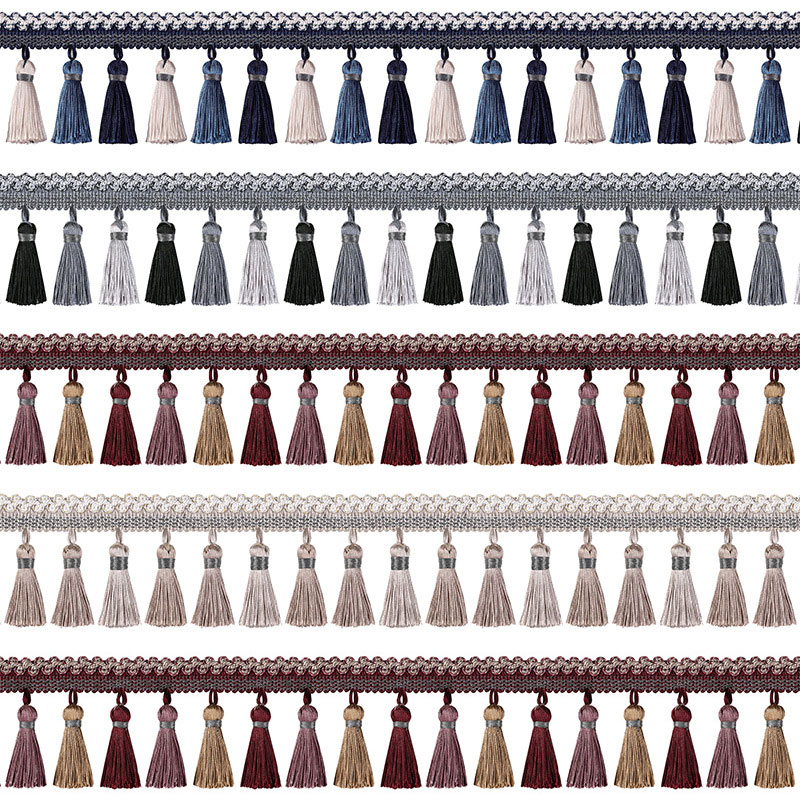 شريط زخرفي من البوليستر بطول 1 - مراجعة Fringe Ribbon Sewing وسعره