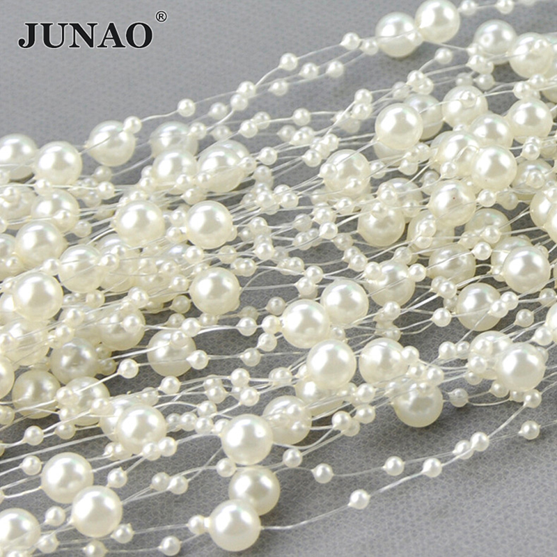 JUNAO 20 متر 3 + 8 مللي متر ال - مراجعة Pearl Trim Chain وسعره