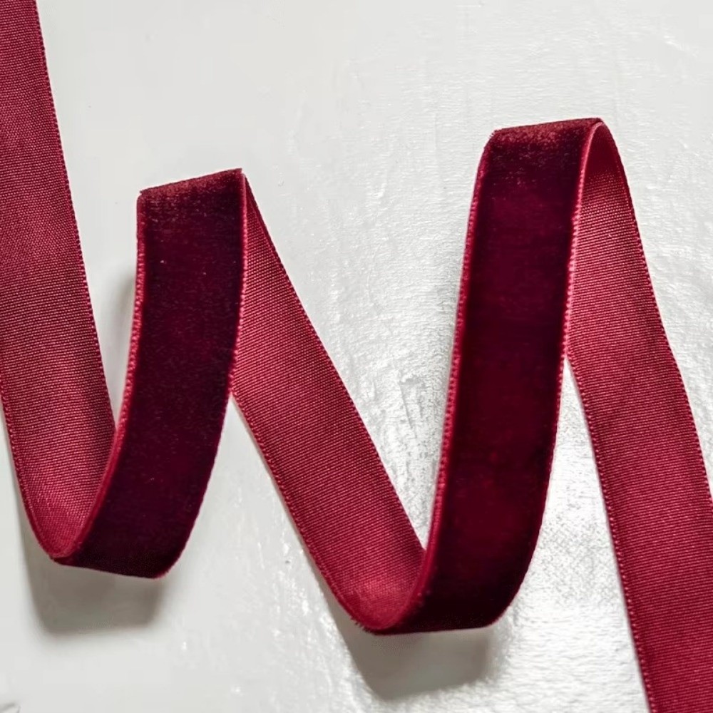 5 ياردة/لفة شريط مخملي لتقوم ب - مراجعة Velvet Ribbon Roll وسعره