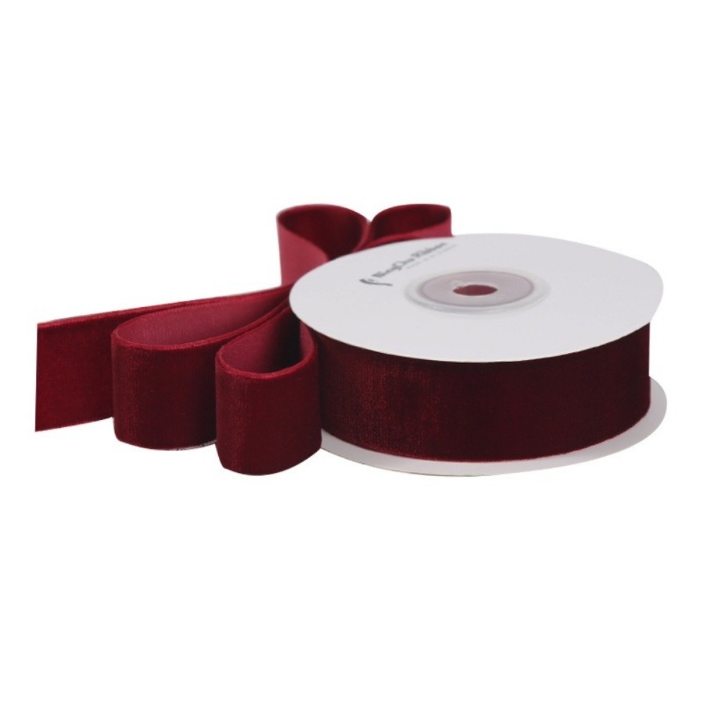 5 ياردة/لفة شريط مخملي لتقوم ب - مراجعة Velvet Ribbon Roll وسعره