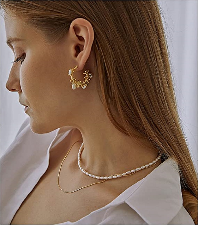 اللؤلؤ قلادة 5-7 مللي متر البي - مراجعة Pearl Trim Chain وسعره