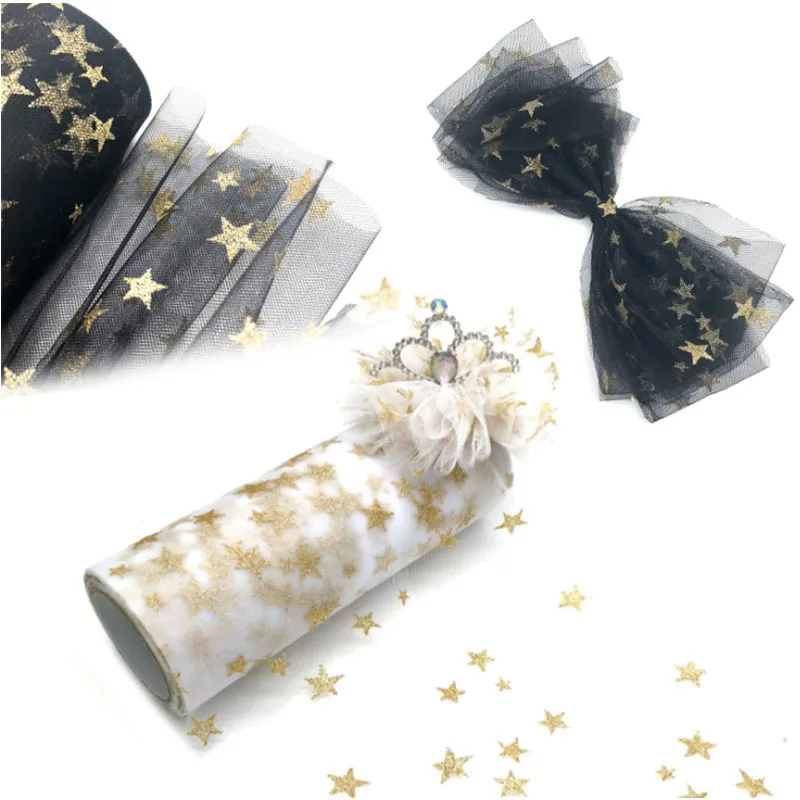 Tule-لفة كرسي نجمة الأورجانزا  - مراجعة Organza Ribbon Spool وسعره
