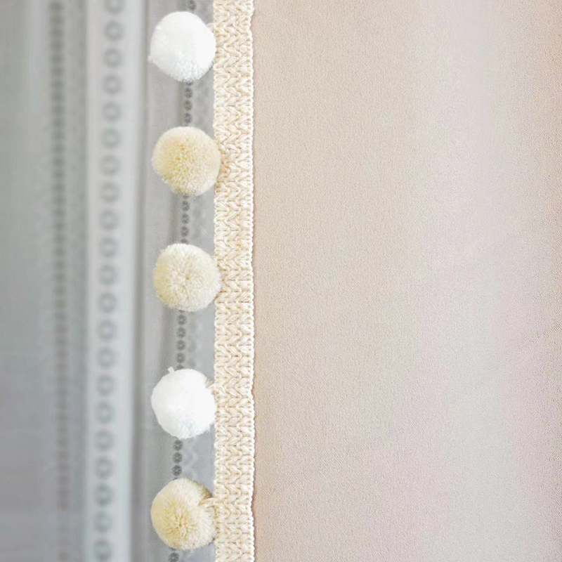 شريط زخرفي بوم بوم بطول 5 متر/ - مراجعة Fringe Ribbon Sewing وسعره